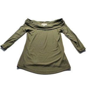 Anthropologie Mon Tues Cowl Neck Top Size S